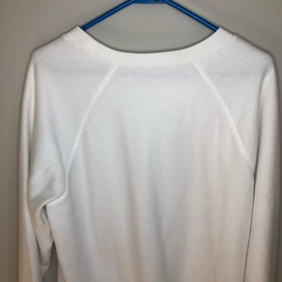 White Fleece Sweater - Picture 9 of 9